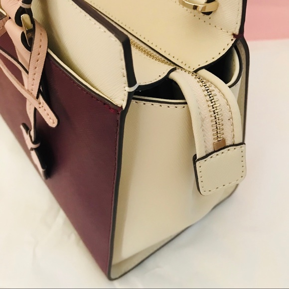 Kate Spade Medium Cameron cherrywood satchel cross - Picture 3 of 8